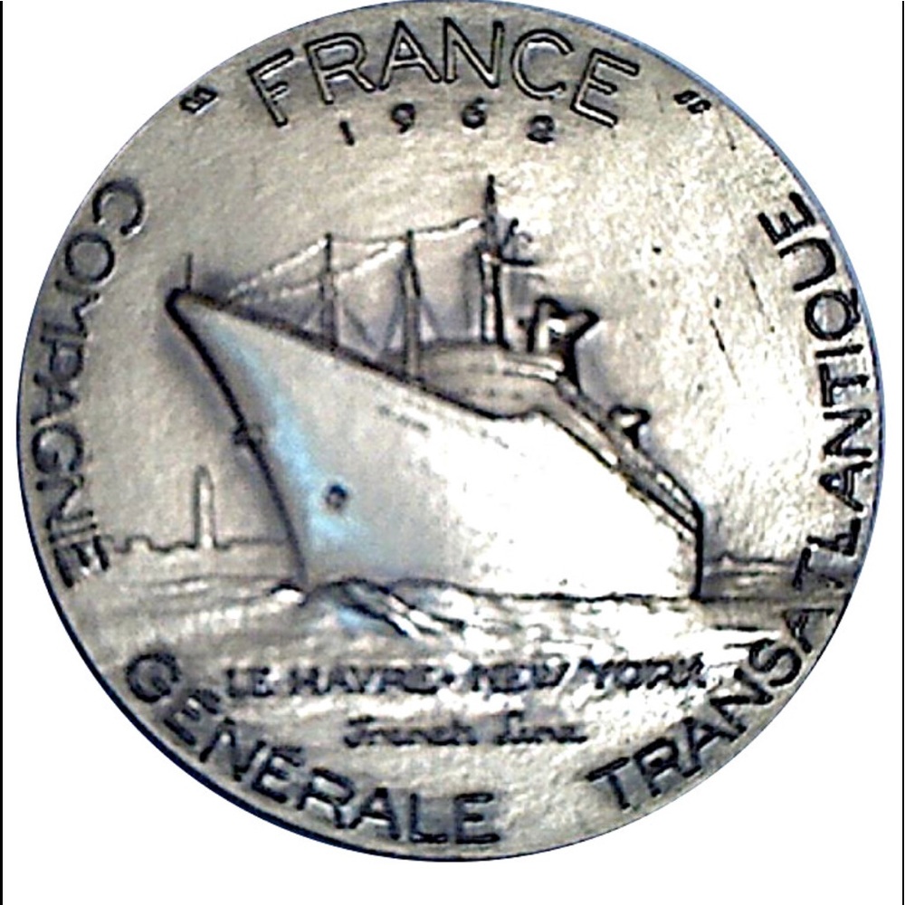 Vintage medallion from France